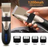 Professioneller Haar-/Bartschneider - elektrischer Trimmer - 1200mAh