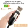 Professioneller Haar-/Bartschneider - elektrischer Trimmer - 1200mAh