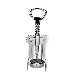 Stainless steel butterfly corkscrew - wine bottle openerBar supply