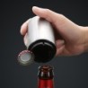Automatischer Bierflaschenöffner - magnetisch - nach unten drücken - Edelstahl