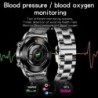 LIGE - luxuriöse Smart Watch - Vollkreis-Touchscreen - Bluetooth - Blutdruck - wasserdicht
