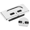 Dual USB charger - socket outlet - with blue LED indicator - for car / caravan - 5V/3.1AInterior accessories