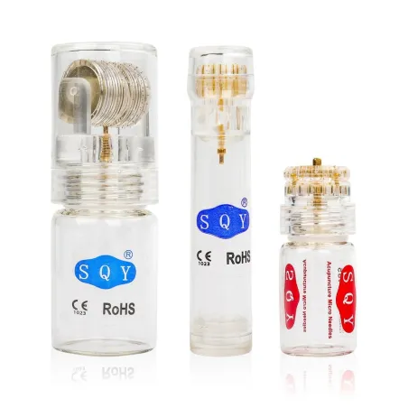 Dermaroller – Titanspitzen – Mikronadel 0,25 mm – Gold – wiederverwendbar