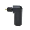 Digitales optisches Audiokabel - Adapter - Stecker auf Buchse - 90 Grad rechter Winkel - 360 drehbar - für optisches Toslink-Kab