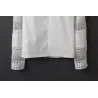 Elegant long sleeve white blouse - hollow out laceBlouses & shirts
