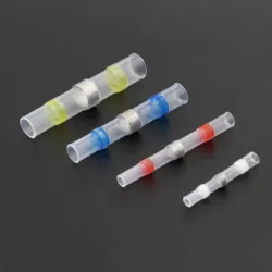 Solder seal sleeve - heat shrink - transparent - waterproof - electrical wire connectorSoldering