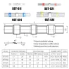 Lötdichtungshülse - Schrumpfschlauch - transparent - wasserdicht - elektrischer Kabelstecker