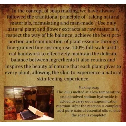 Natural handmade soap - whitening / cleansing - carrot - 50gSkin