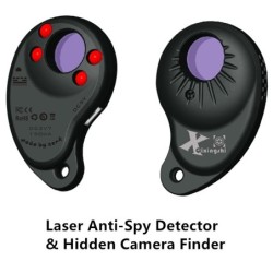 Laser anti-spy detector - hidden camera finderSecurity cameras