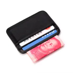 Super schlank – Mini-Geldbörse – Geldbeutel – Kartenhalter – echtes Leder