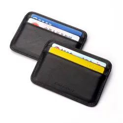 Super schlank – Mini-Geldbörse – Geldbeutel – Kartenhalter – echtes Leder