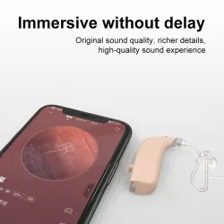Hörgerät - Bluetooth - kabellos - wiederaufladbar - Open Fit OE - OTC
