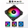 Segotep - cooling fan - adjustable - RGB - 120mm - 5V - 3Pin - for gamerCooling