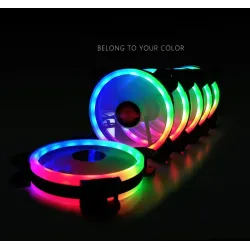 Computergehäuselüfter – Kühler – einstellbar – 120 mm – 6-polig – RGB – ARGB – LED – 5 V