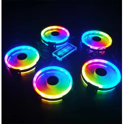 Computergehäuselüfter – Kühler – einstellbar – 120 mm – 6-polig – RGB – ARGB – LED – 5 V