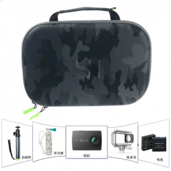 GoPro - SJCAM - Xiaomi Yi 4K - Actionkamera - EVA-Aufbewahrungstasche - Camouflage