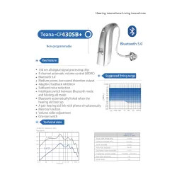 Hörgerät - Bluetooth - kabellos - wiederaufladbar - Open Fit OE - OTC