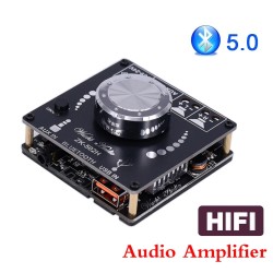 Digital amplifier - stereo - HiFi - USB - Bluetooth 5.0 - TPA3116D2 - 50Wx2 - 502H 502M - 10W - 100W
