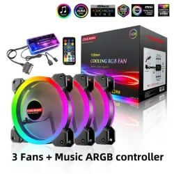 Computergehäuselüfter – Kühler – einstellbar – 120 mm – 6-polig – RGB – ARGB – LED – 5 V