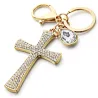 Luxuriöser Schlüsselanhänger - Vollkristallkreuz