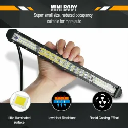 Aluminium – LED-Lichtleiste – 78 W/156 W/234 W – 12 V/24 V – ATV – LKW – Auto – Boot
