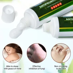Psoriasis-Creme - Dermatitis - Ekzem - Anti-Juckreiz - Kräuter-antibakterielle Salbe