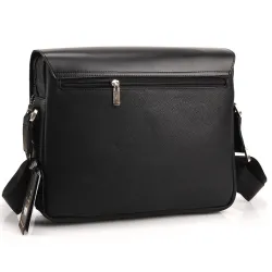 Vintage shoulder / crossbody leather bag - wide - 34 * 24 * 8cmBags