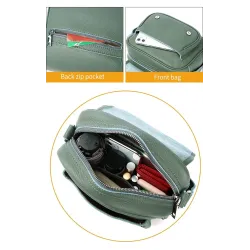 Elegante Umhängetasche - echtes Leder