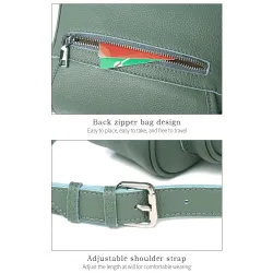 Elegante Umhängetasche - echtes Leder