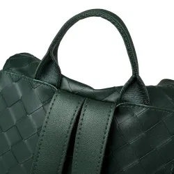 Eleganter Lederrucksack - multifunktionale Umhängetasche