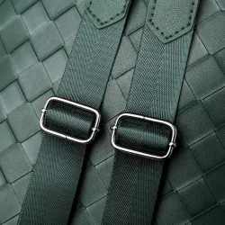 Eleganter Lederrucksack - multifunktionale Umhängetasche