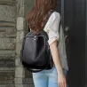 Multifunktionaler Rucksack - modische Umhängetasche aus Leder