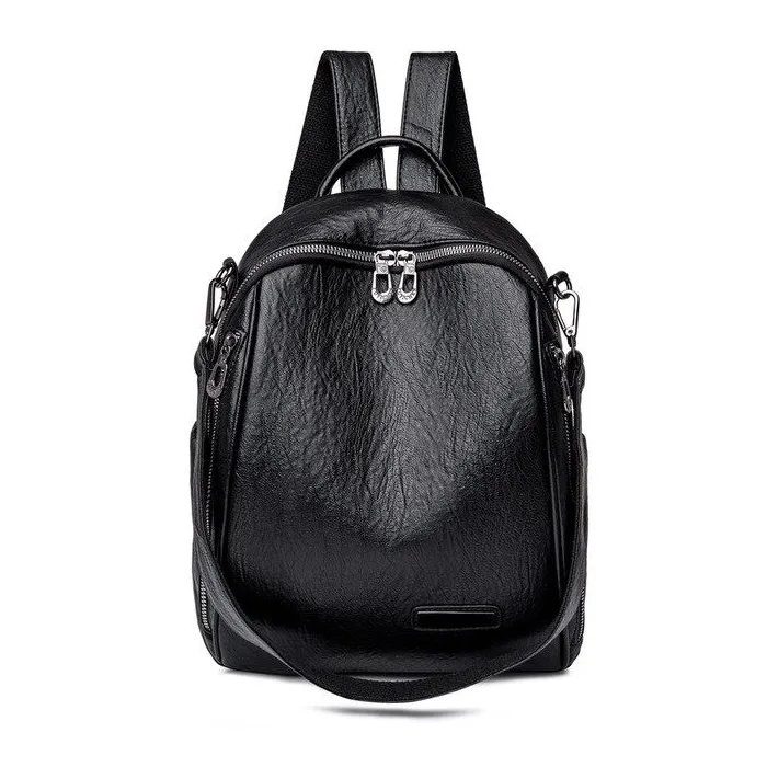 Multifunktionaler Rucksack - modische Umhängetasche aus Leder