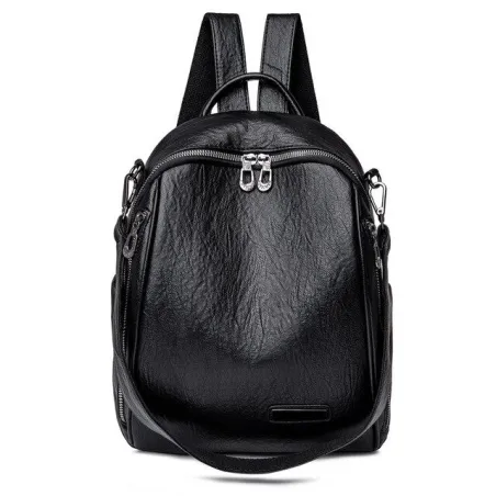 Multifunktionaler Rucksack - modische Umhängetasche aus Leder