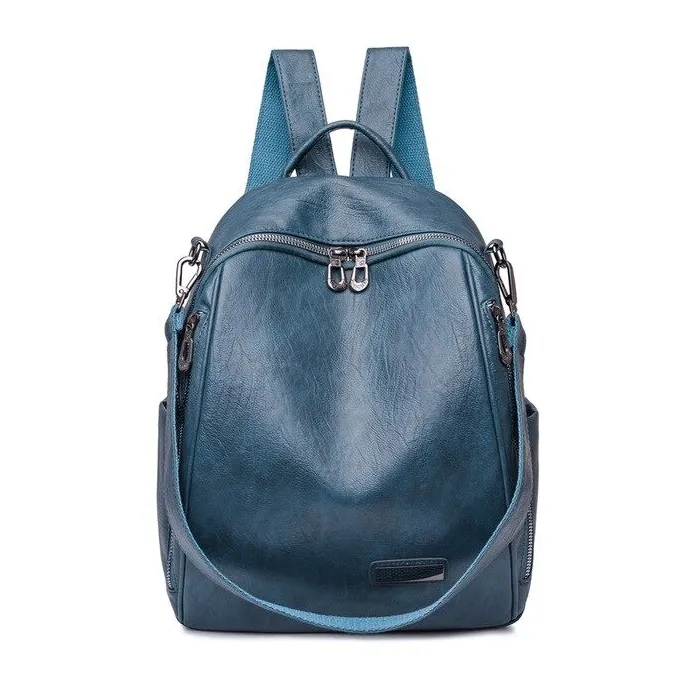 Multifunktionaler Rucksack - modische Umhängetasche aus Leder