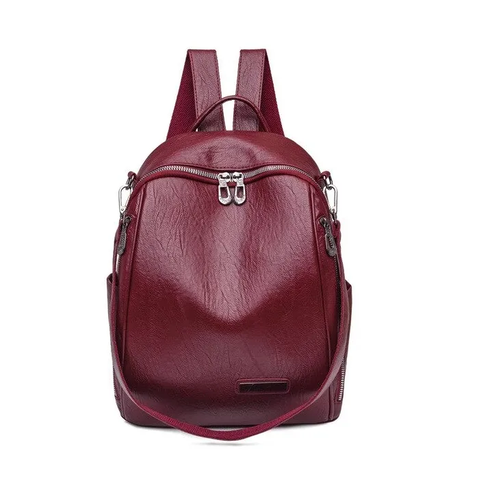Multifunktionaler Rucksack - modische Umhängetasche aus Leder