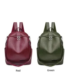 Multifunktionaler Rucksack - modische Umhängetasche aus Leder
