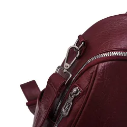 Multifunktionaler Rucksack - modische Umhängetasche aus Leder