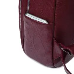 Multifunctional backpack - fashionable shoulder leather bagBackpacks