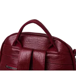 Multifunktionaler Rucksack - modische Umhängetasche aus Leder