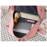 Rucksack – Federmäppchen – Umhängetasche – Handtasche – mit Tieranhänger als Schlüsselanhänger – 4-teiliges Set