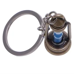 Metal lamp - hourglass - keychainKeyrings