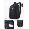 Modischer Rucksack - 15,6-Zoll-Laptoptasche - USB-Ladeanschluss