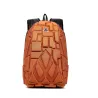 Fashionable backpack - laptop bag - waterproof - USB charging port - carving designBackpacks