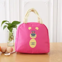Isolierte Picknick-/Lunchtasche - wasserdicht - verdickte Aluminiumfolie - Cartoon-Print