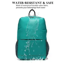 Multifunktionaler Rucksack - 15,6-Zoll-Laptoptasche - Diebstahlschutz - USB-Ladeanschluss - Wasserdicht