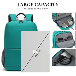 Multifunktionaler Rucksack - 15,6-Zoll-Laptoptasche - Diebstahlschutz - USB-Ladeanschluss - Wasserdicht