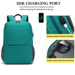 Multifunktionaler Rucksack - 15,6-Zoll-Laptoptasche - Diebstahlschutz - USB-Ladeanschluss - Wasserdicht