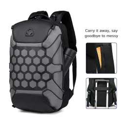 Modischer Rucksack - 15,6 Zoll Laptoptasche - Diebstahlsicherung - USB-Ladeanschluss - Wasserdicht