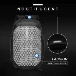OZUKO – modischer Rucksack – 15,6 Zoll Laptoptasche – Diebstahlschutz – mit Schuhaufbewahrung – USB-Ladeanschluss – wasserdicht